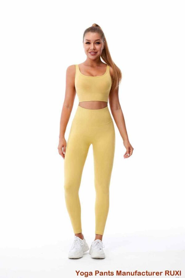 Scrunch Yoga byxor Hög midja rumplyft sömlös Ruxi se434