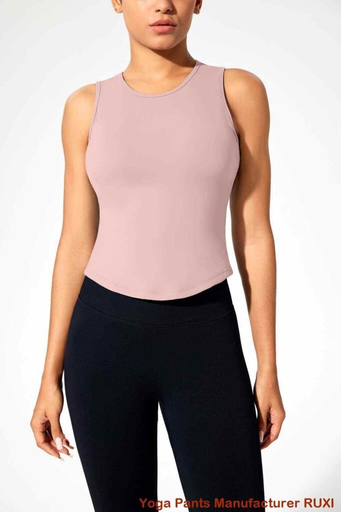 Svarta vikbara yogashorts för kvinnor Ruxi se3618