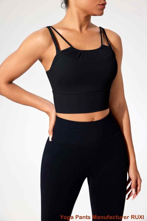 Capri yogabyxor med breda ben Bekväm passform Ruxi se283