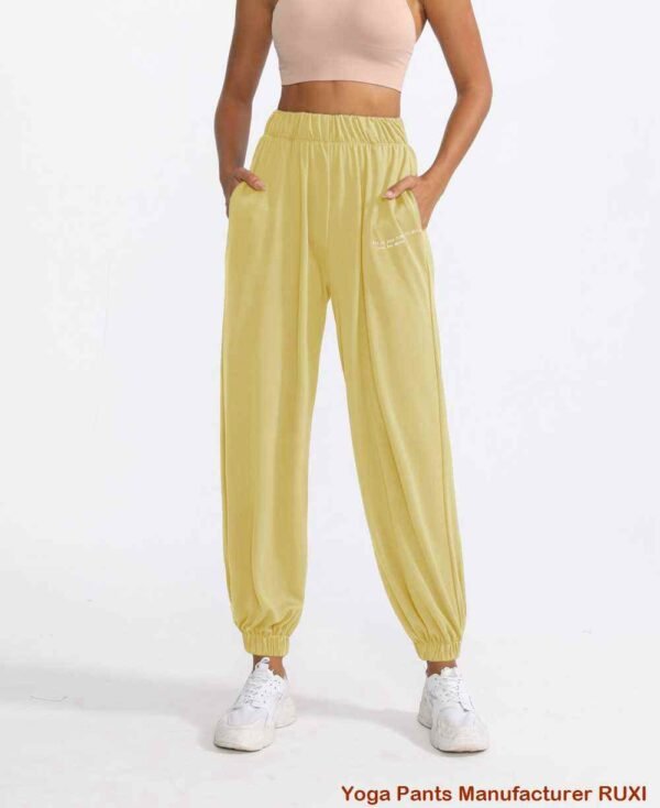 Lilac Yoga Pants Mjuka Stretchiga Activewear Ruxi se916