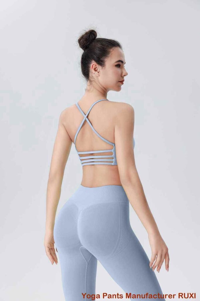 Leggings med hög midja med fickor för kvinnor Ruxi se524