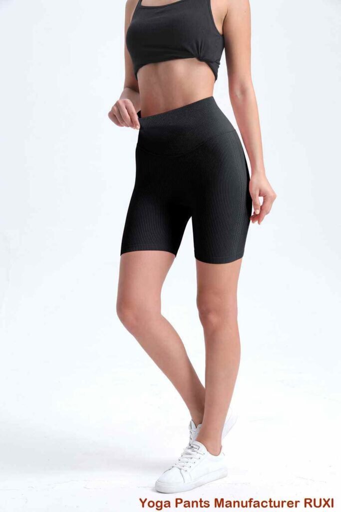 Scrunch gymshorts för kvinnor Hög midja fitnesskläder Ruxi