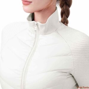 Vit Strappy Sports BH Snygg Stödjande Ruxi se1542