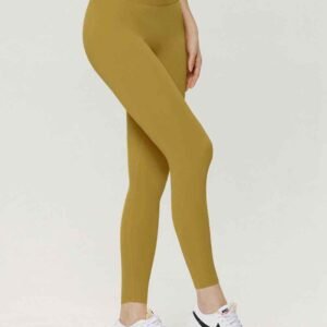 Glänsande yogabyxor med hög midja stretchkomfort Ruxi