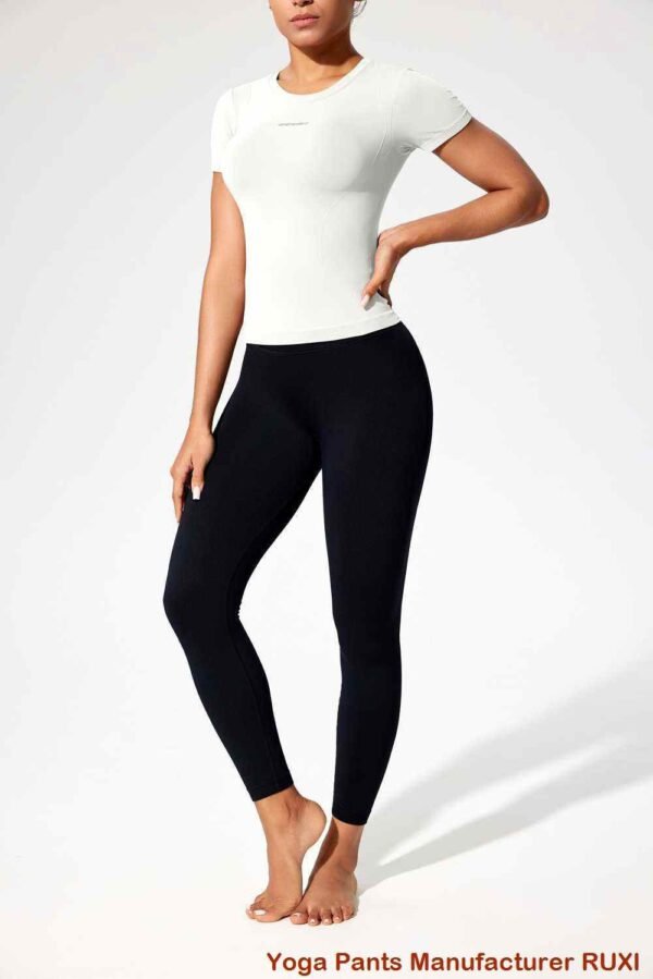 Svarta träningstights för kvinnor High Waist Leggings Ruxi