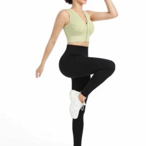Svarta Bell Bottom Leggings Snygg Bekväm Ruxi se287