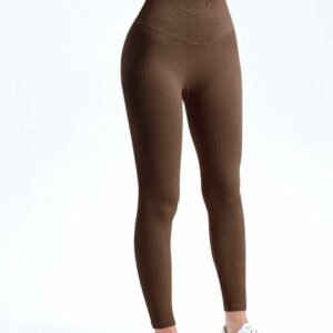 Heather Grey Flare Leggings Snygg Bekväm Ruxi se476